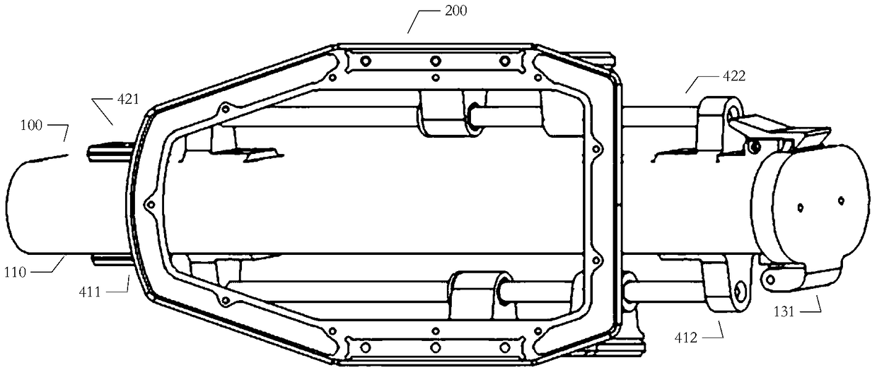 Butting and load-bearing device for unmanned aerial vehicle