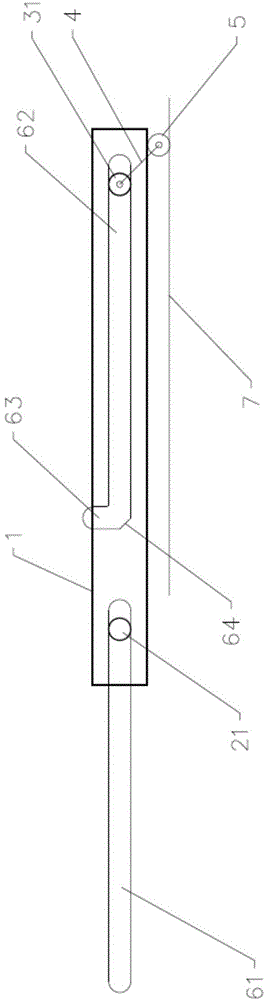 Cash gate self-locking mechanism