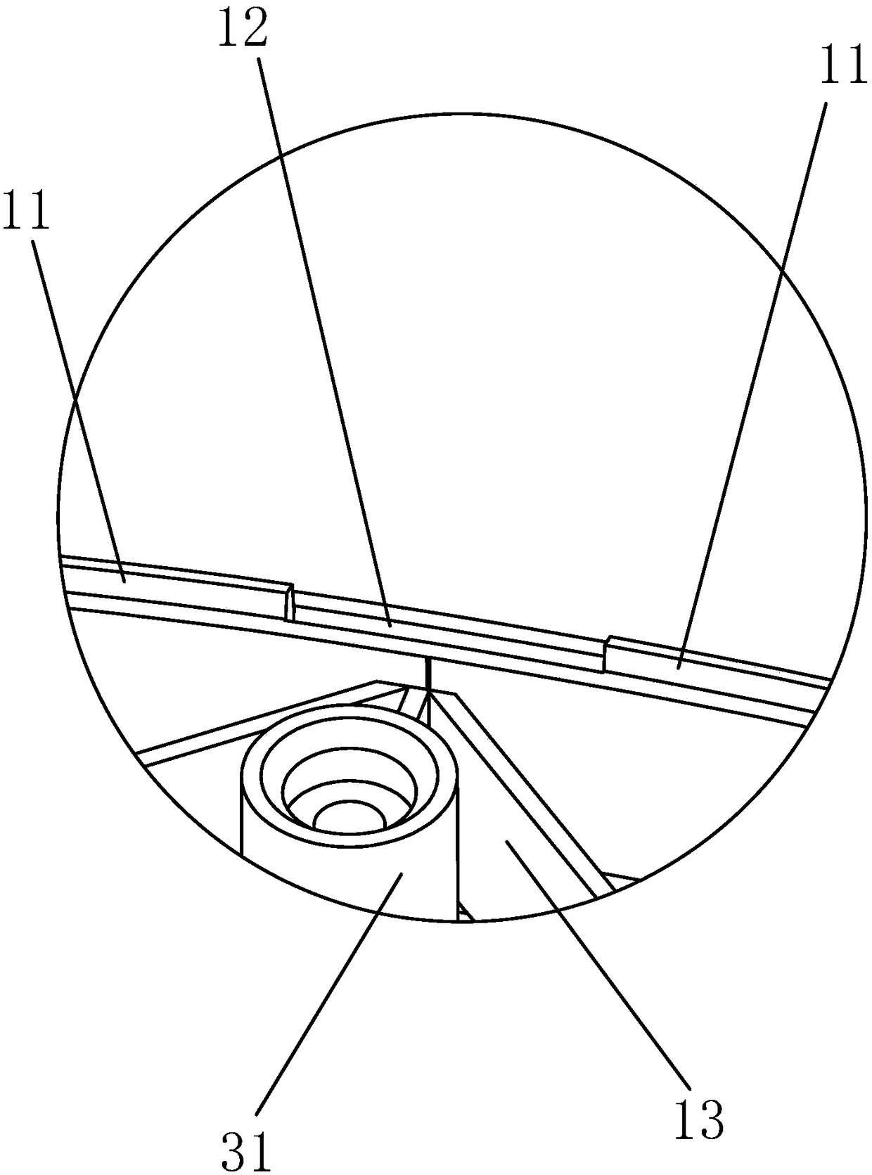 Handle and vacuum cleaner shell structure and vacuum cleaner