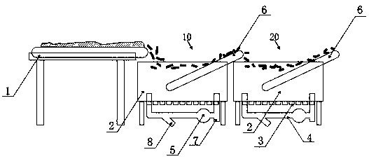 A kind of preparation method of shredded stem for thin cigarette