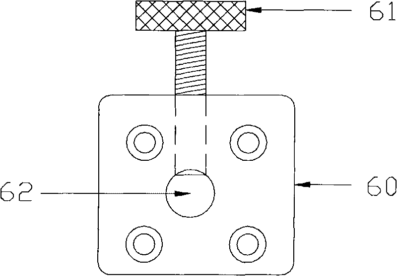 Stepless adjustment device for fixture frame