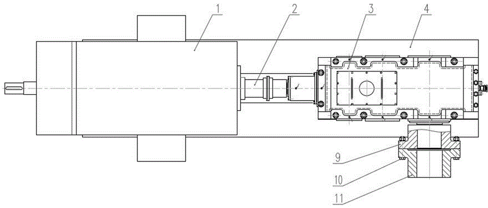 Integral floating driving device for belt conveyor power coiling block