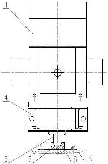 Integral floating driving device for belt conveyor power coiling block