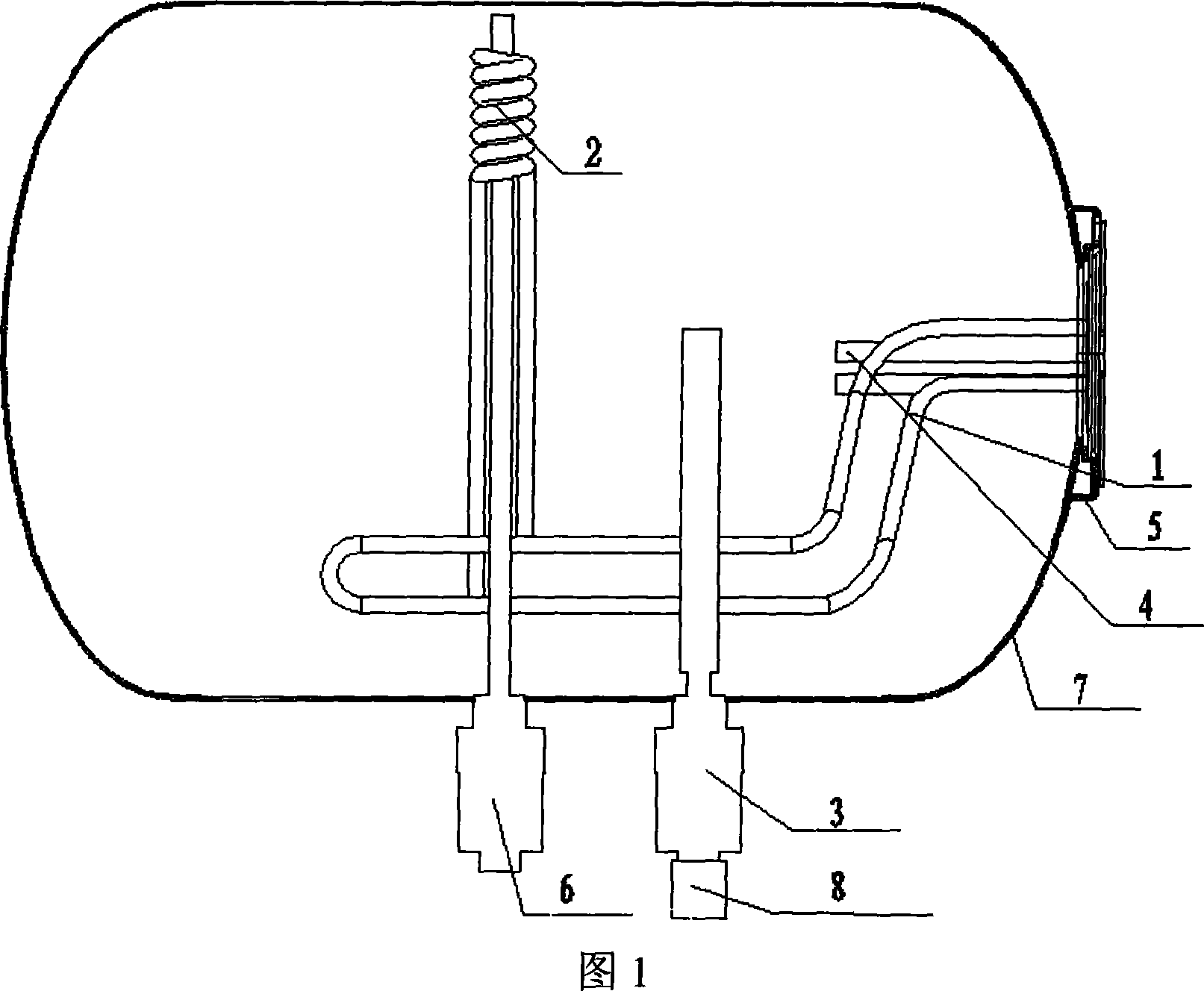 Electric water heater top layer heating method and quick electric water heater