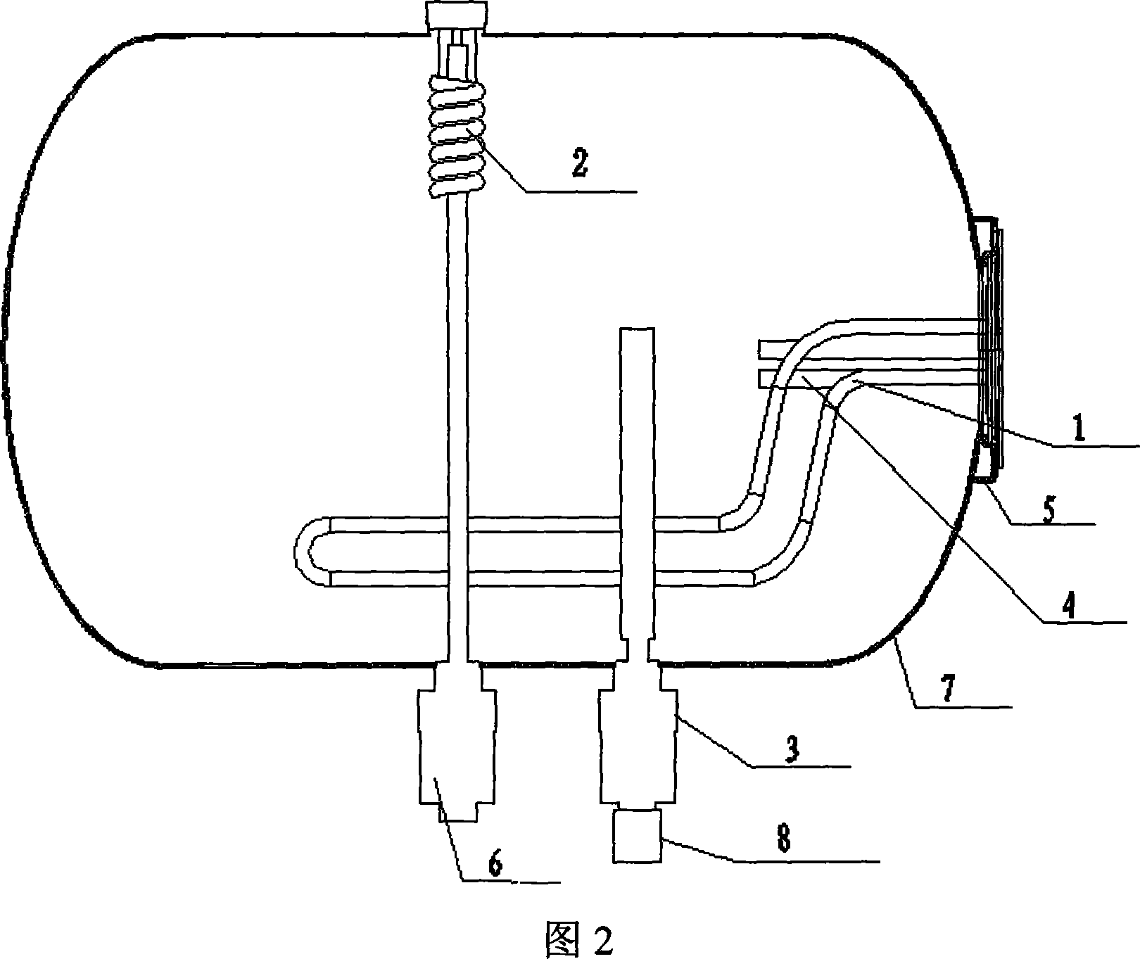 Electric water heater top layer heating method and quick electric water heater