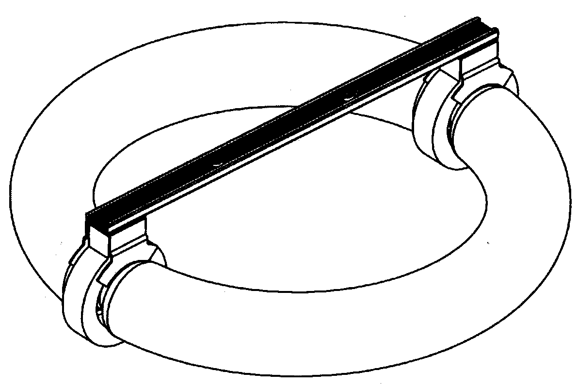 A reflector for an annular electrodeless fluorescent lamp