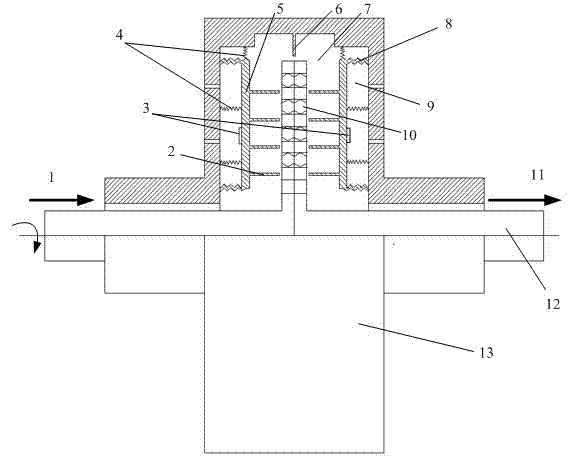 Radial annular mixed seal