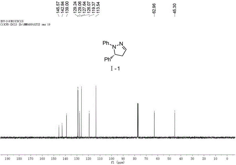 Method for preparing chiral 4,5-dihydropyrazole compounds