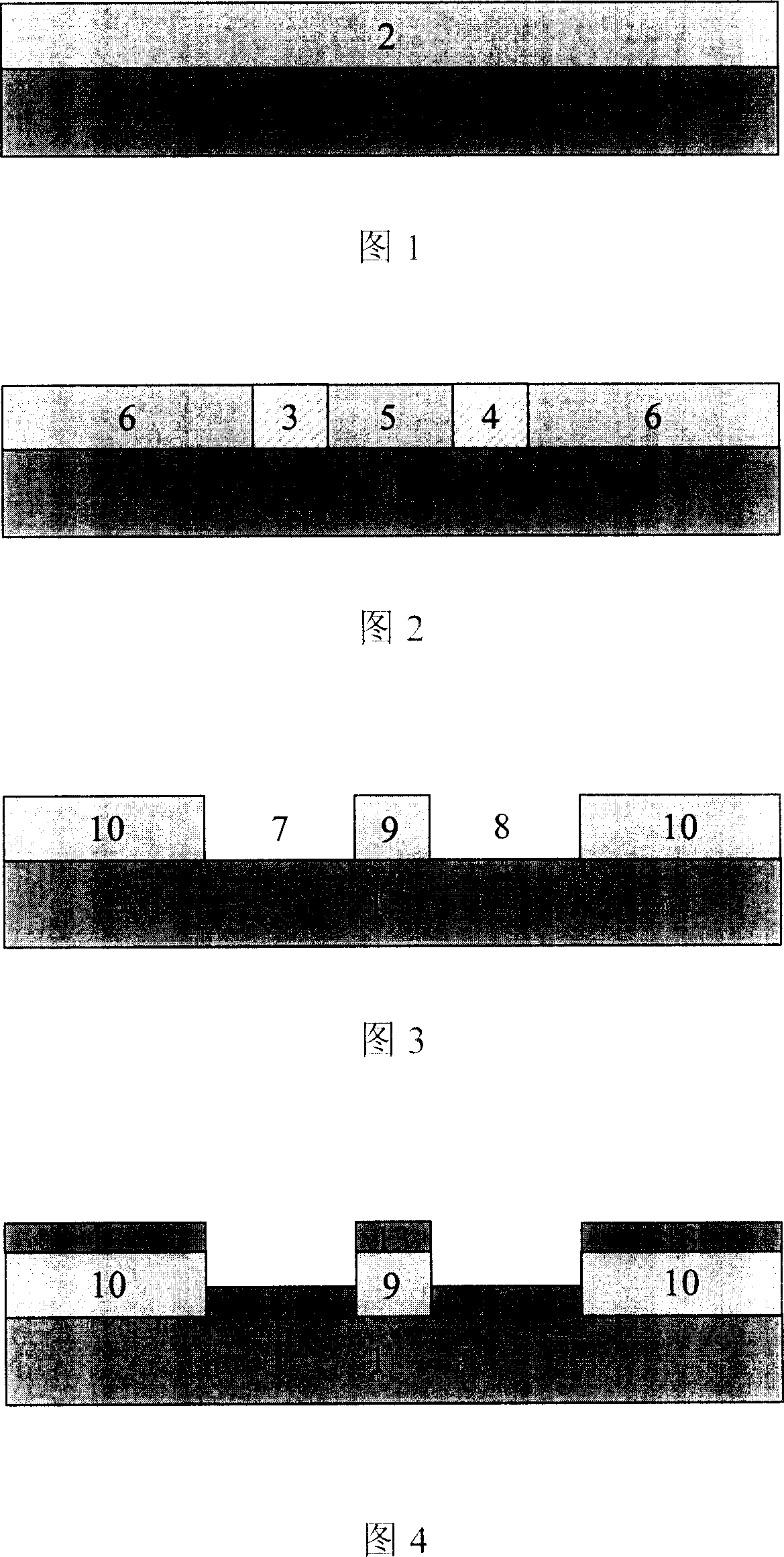 Method for adopting positive electronic corrosion-resistant to prepare metal nano electrode