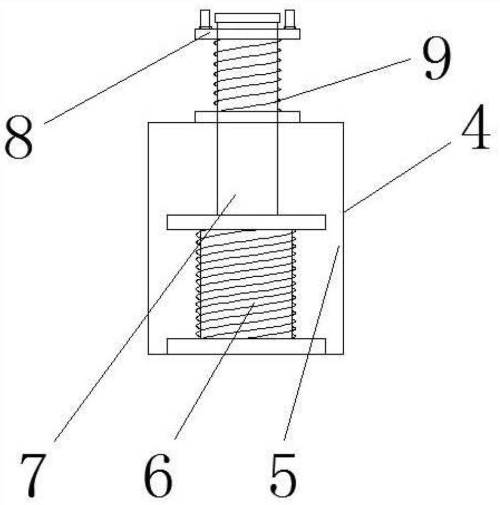 A power transformer installation device for construction engineering