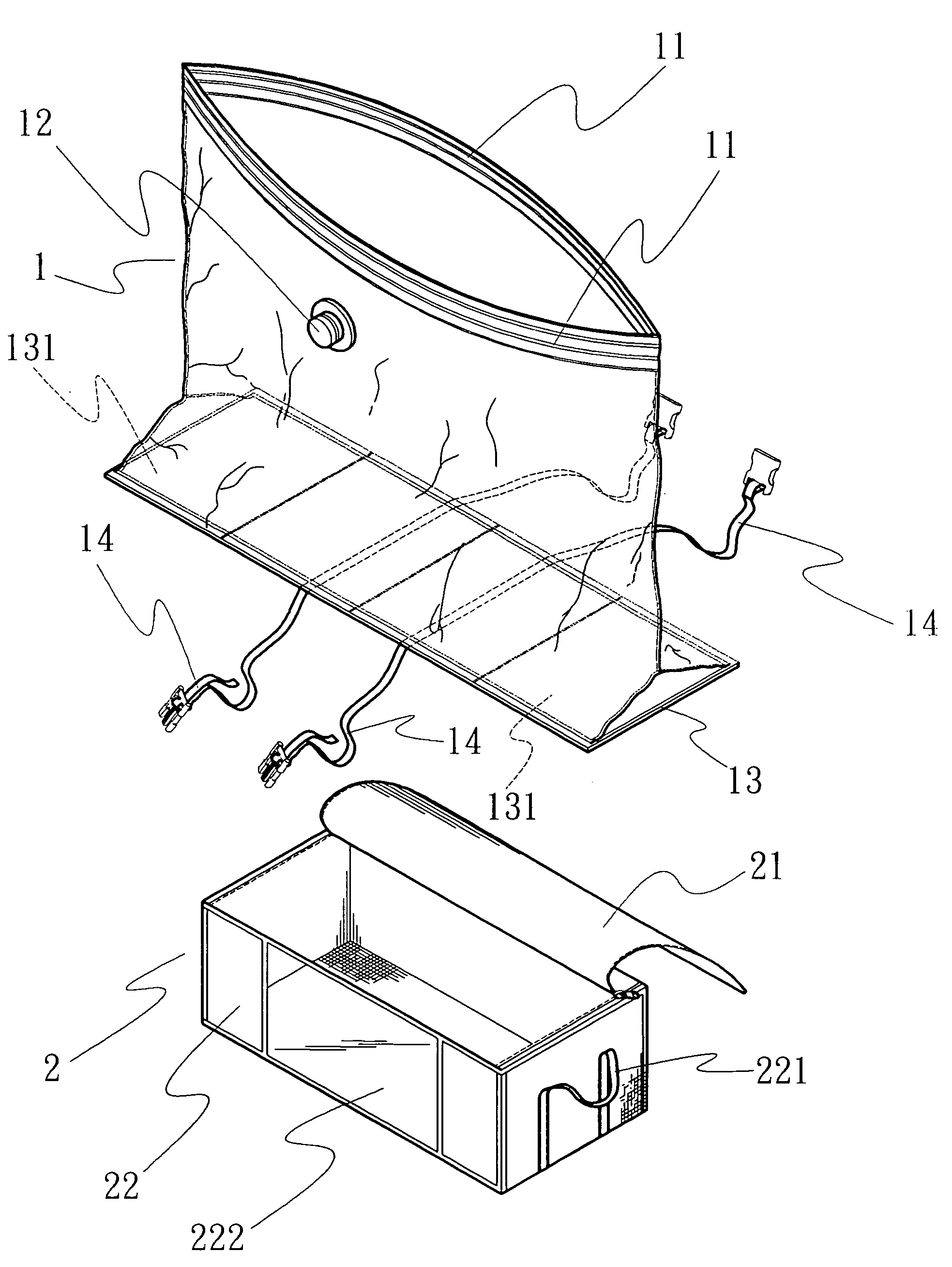 Combined storage apparatus