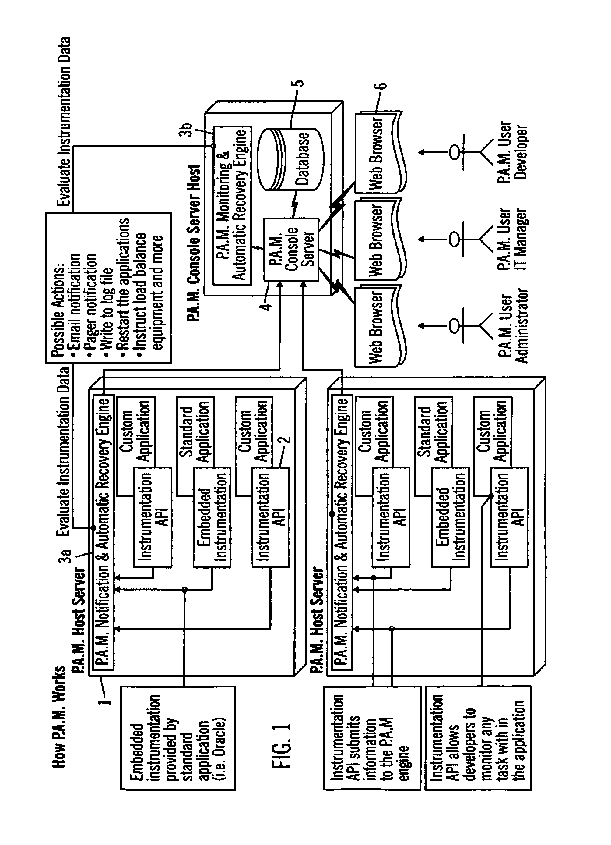 Application manager for monitoring and recovery of software based application processes