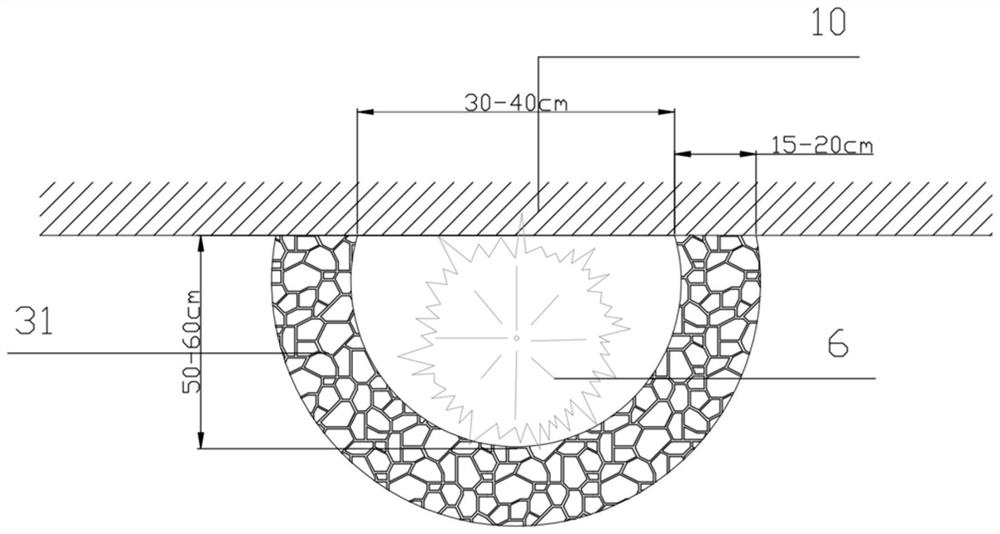 Method for recovering vegetation of high and steep fracture development slope in northwest arid regions