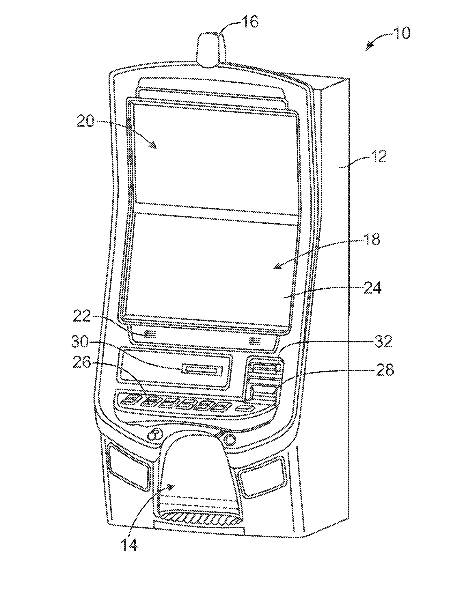 System and method for selective power and secure communications via an electronic gaming machine interface