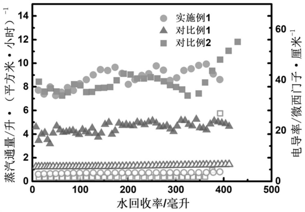 Anti-crystallization hydrophobic modified membrane, and preparation method and application thereof