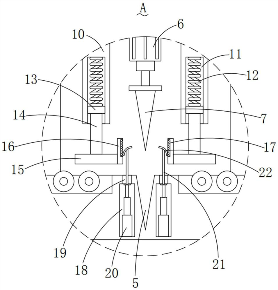 An integrated packaging bag processing device