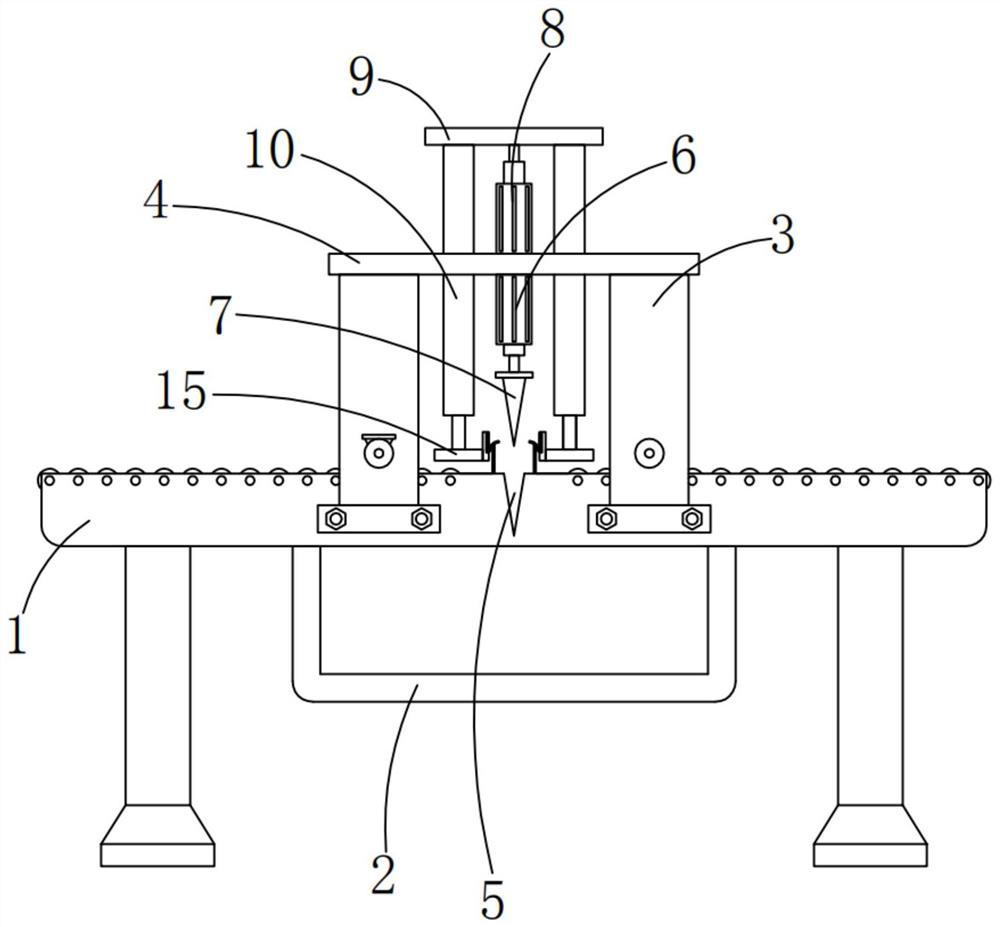 An integrated packaging bag processing device