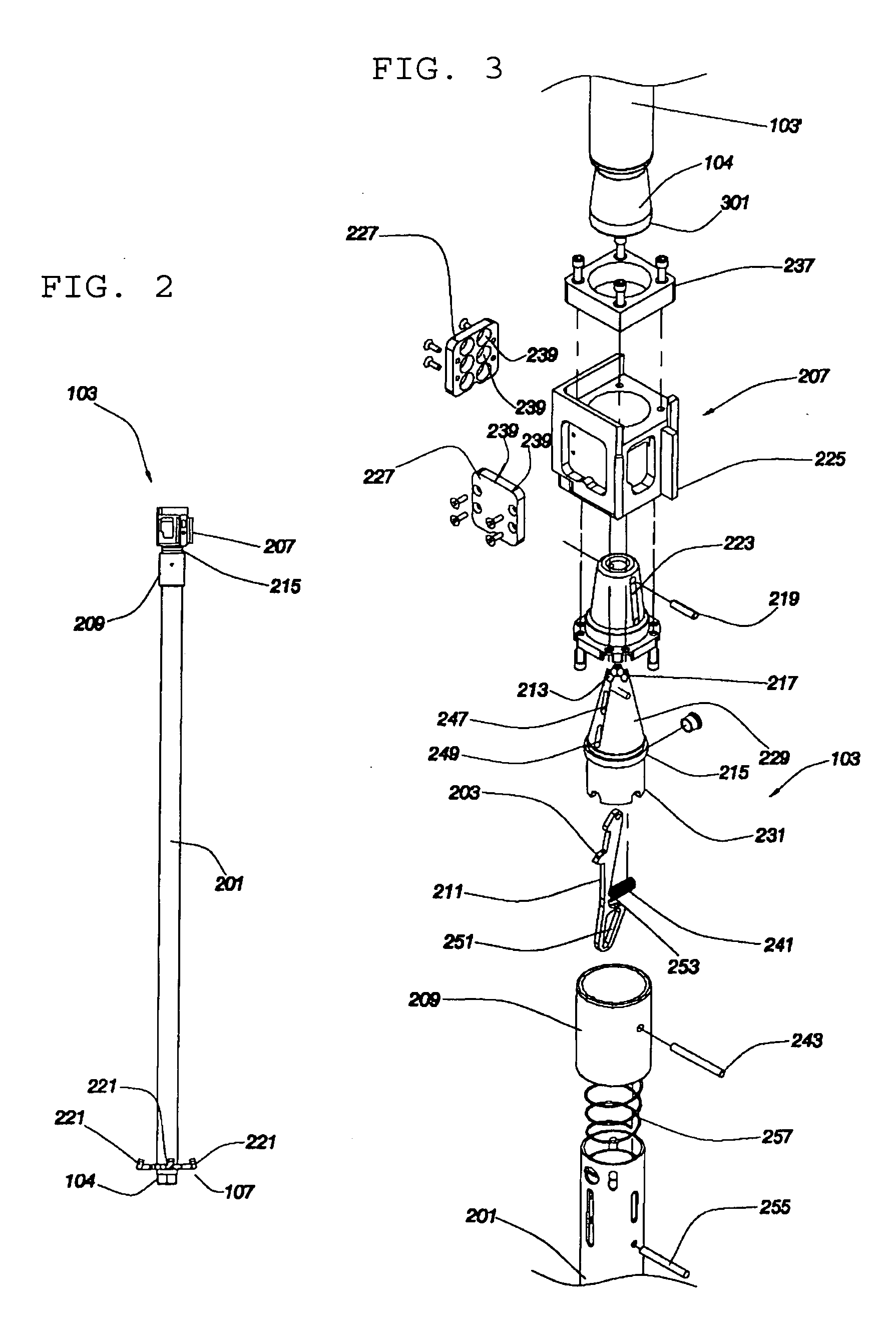 Portable locking support and platform system