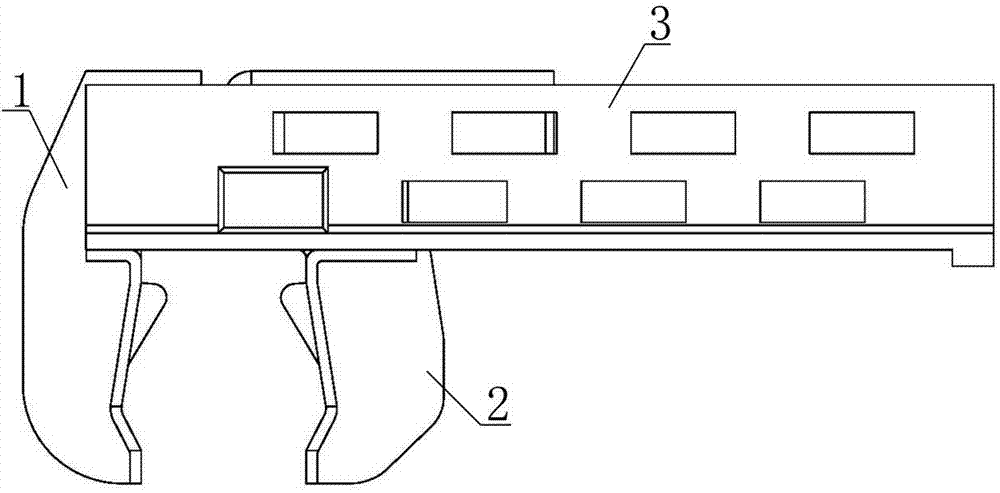 Clamp for typified form in construction and use method thereof