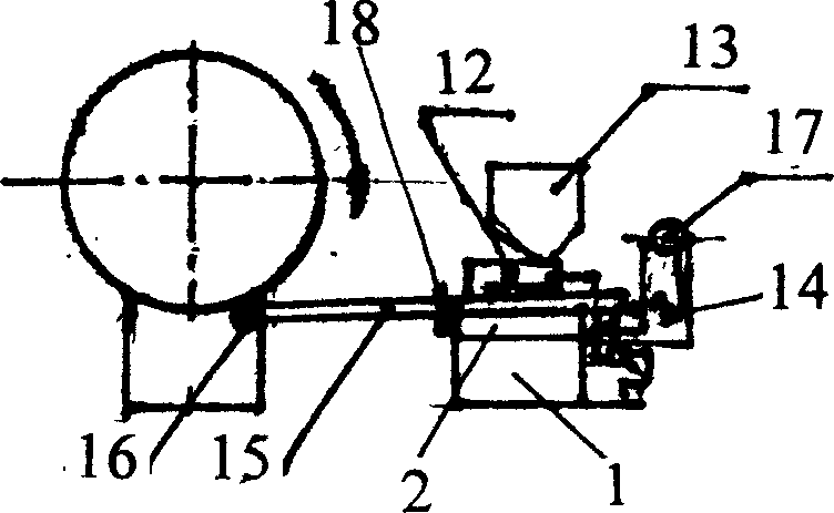 Making apparatus and method for wet type sanding and enwinding glass fibre reinforced plastic pipe from underside