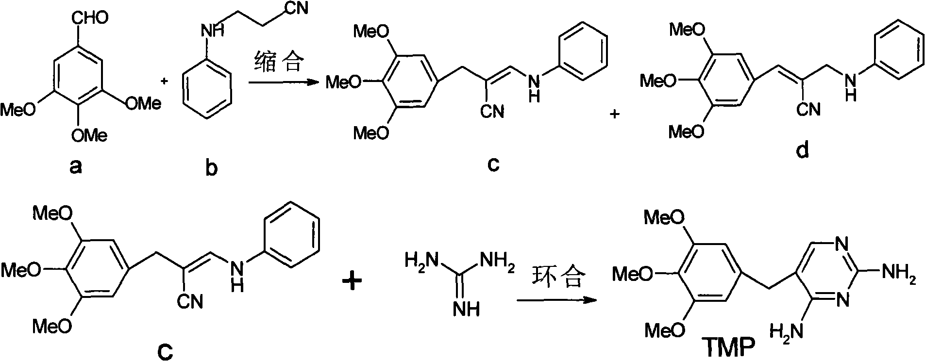 Preparation of trimethoprim