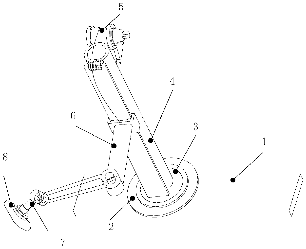 Multi-degree-of-freedom assembling system suitable for large size equipment assembly in cabin of spacecraft