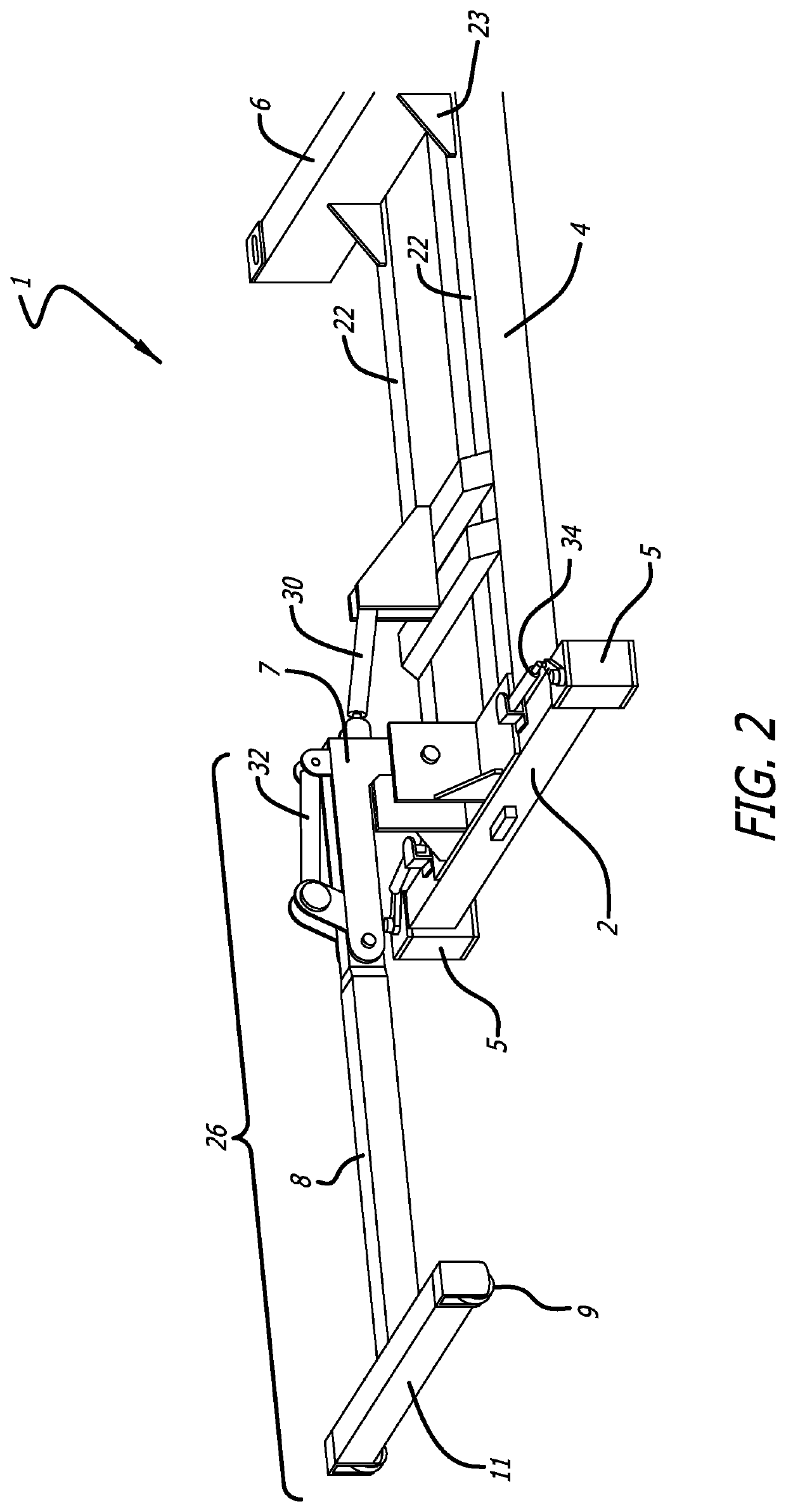 Collapsible shipping container actuator