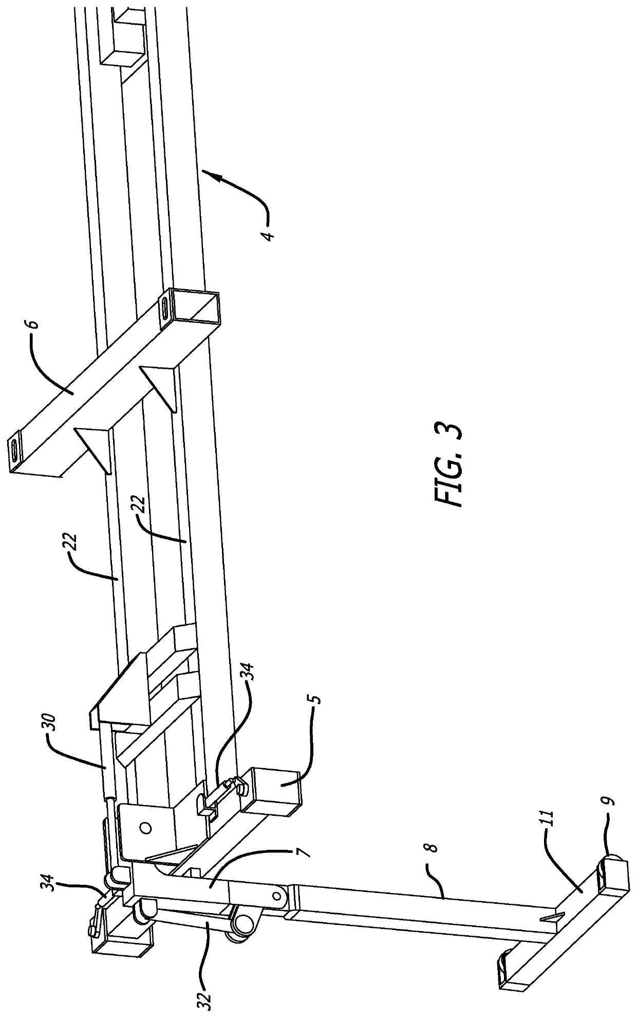 Collapsible shipping container actuator