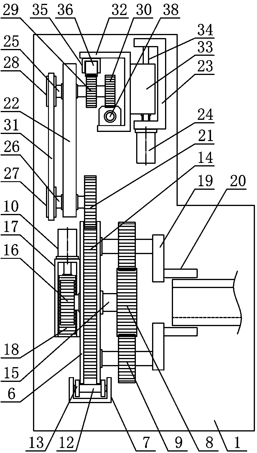 Machining device for metallic shaft tubes