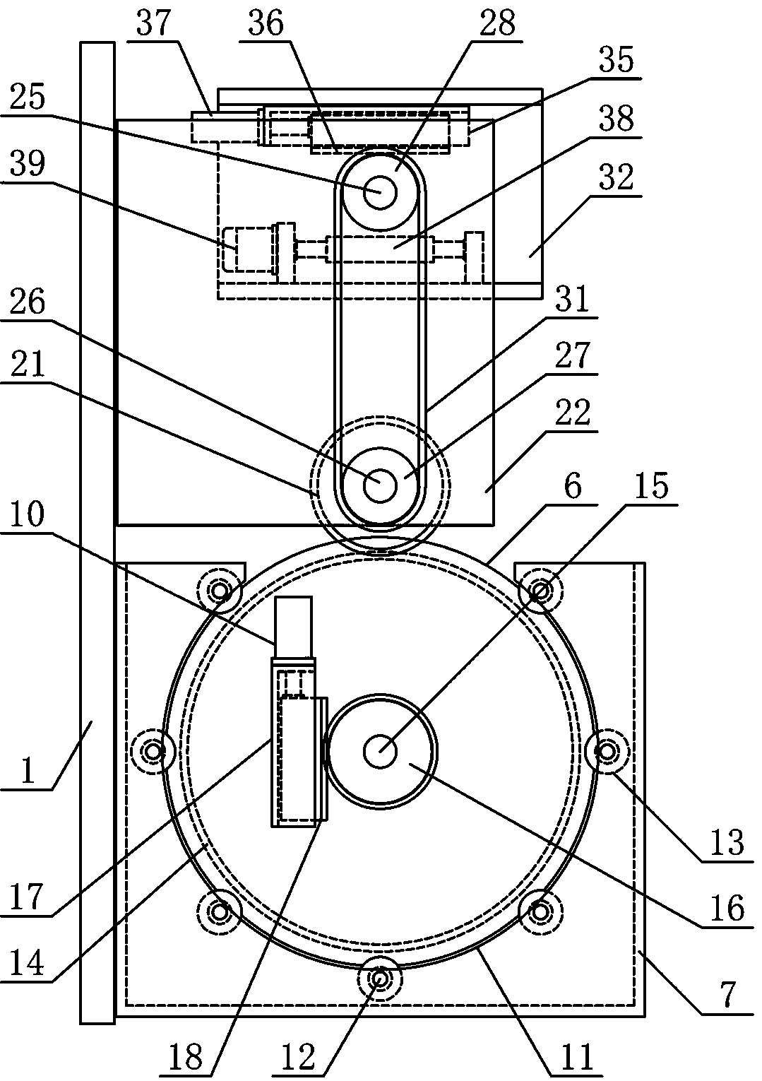 Machining device for metallic shaft tubes