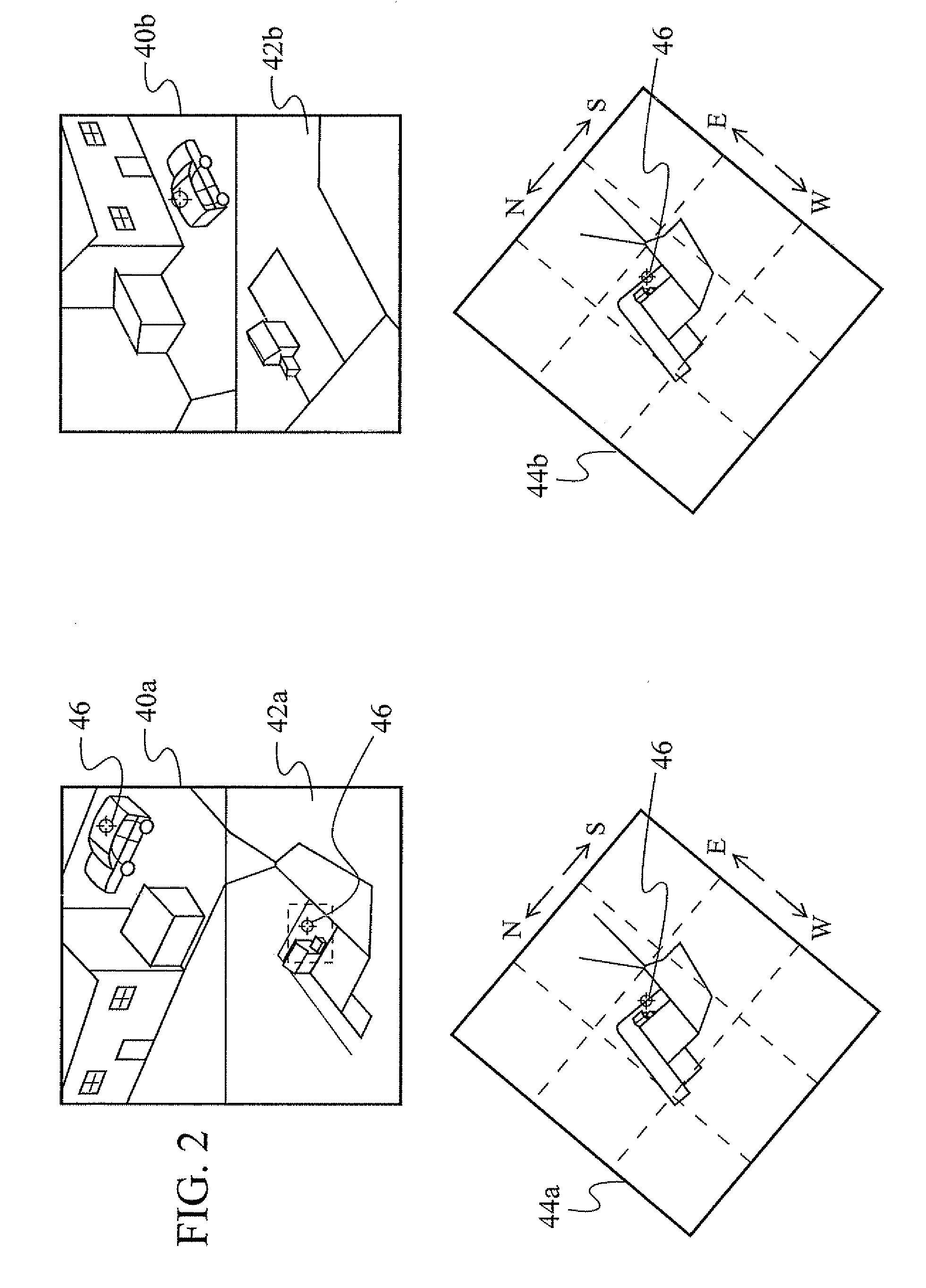 Methods and system for communication and displaying points-of-interest