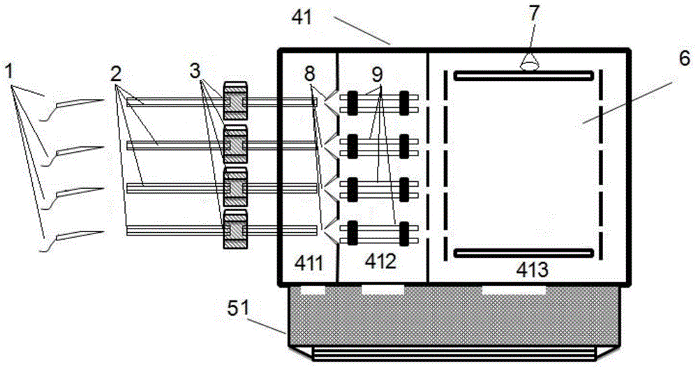 Ion sample introduction method and multi-channel array ion trap mass spectrum system