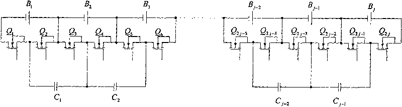 Equalizing equipment for battery units of electric automobile