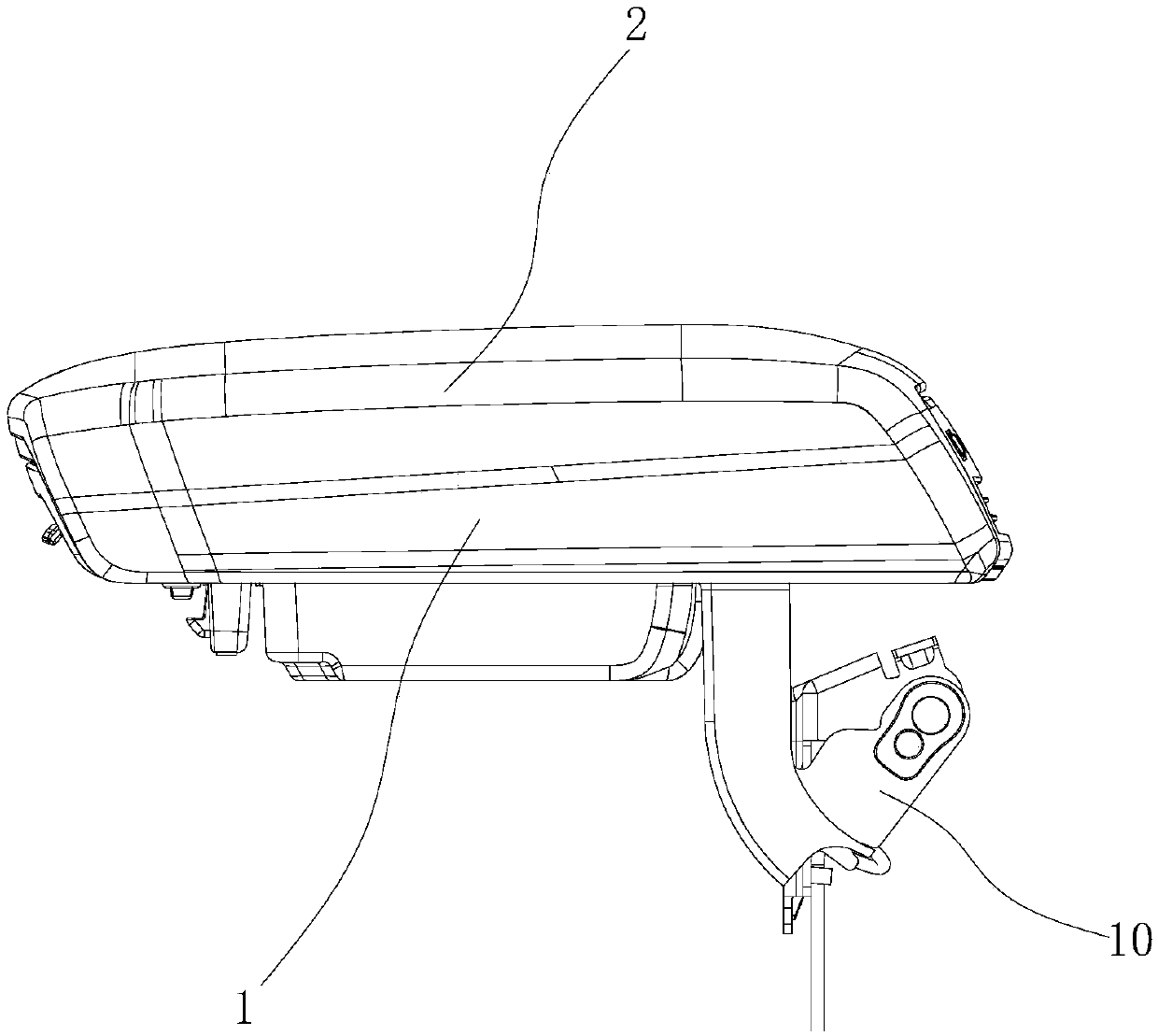 Shell body matched with armrest box and armrest type vehicle-mounted air purifier