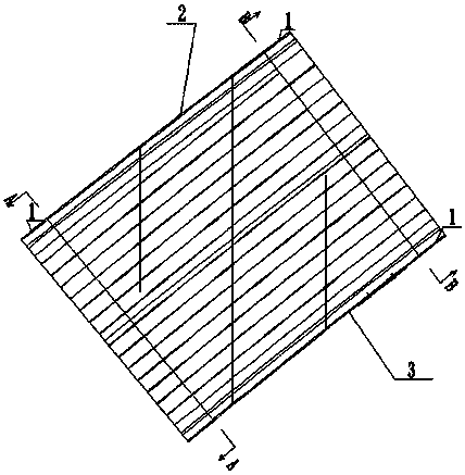 Quick measurement method for cambered-inward steel box arch bridge main arch rib segments