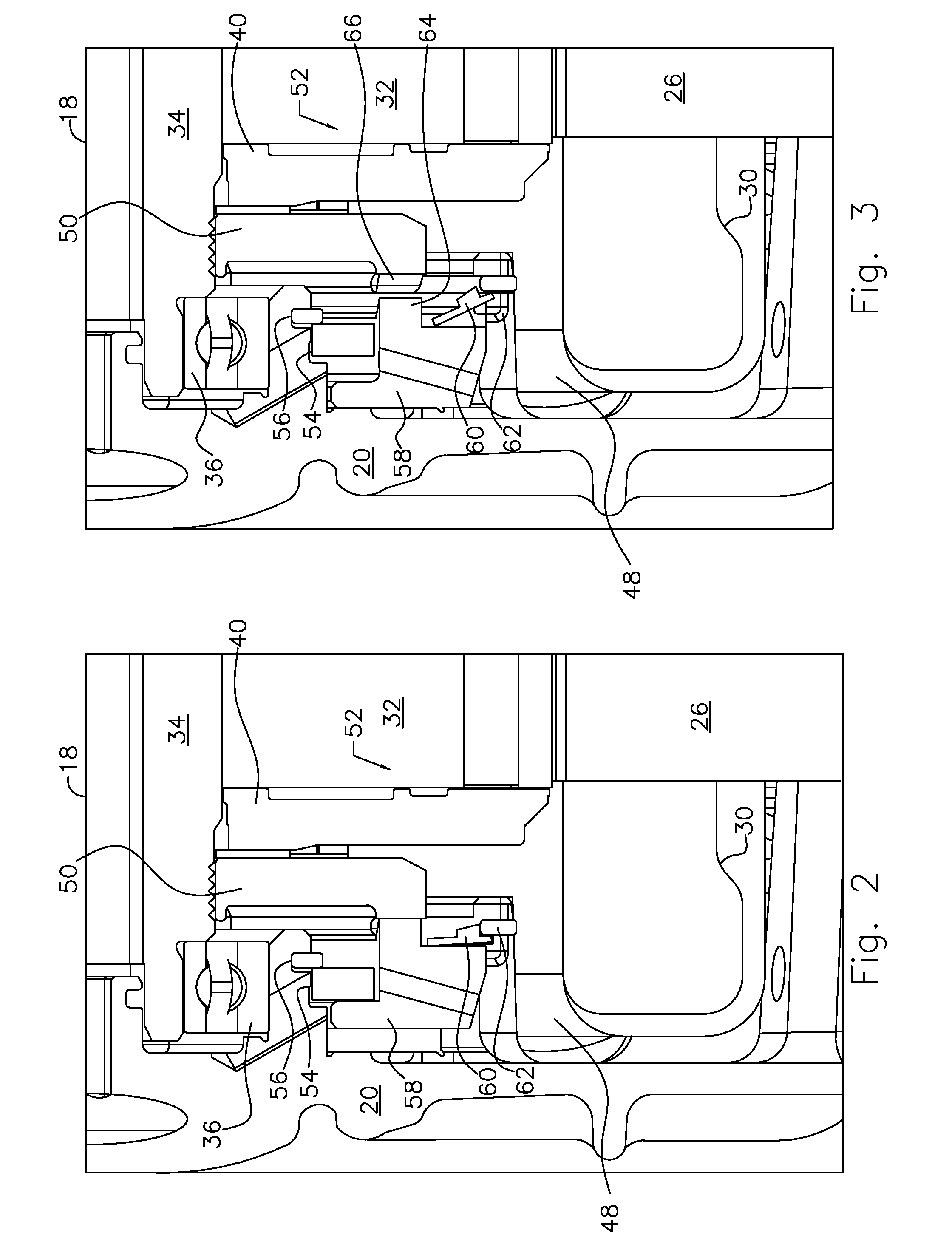 Electromagnetically actuated axial one-way clutch