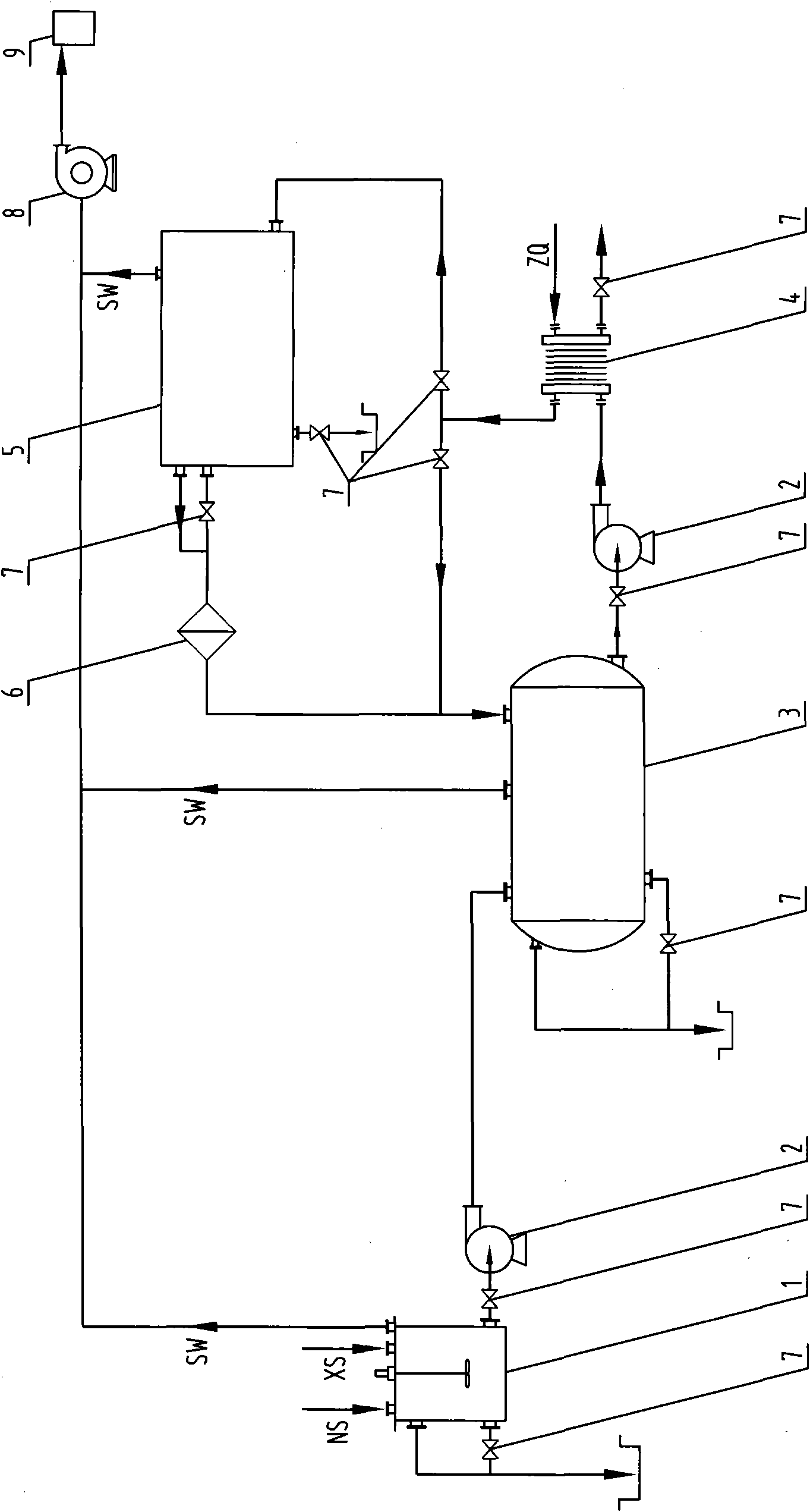 Forced circulation pickling method of copper and copper alloy tubes, rods and wires