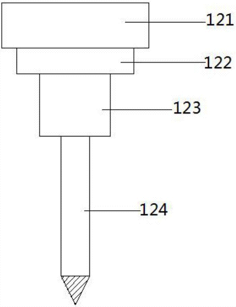 Punching device for LED lamp production