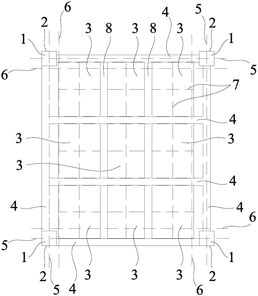 Assembly type laminated slab installing and locating method