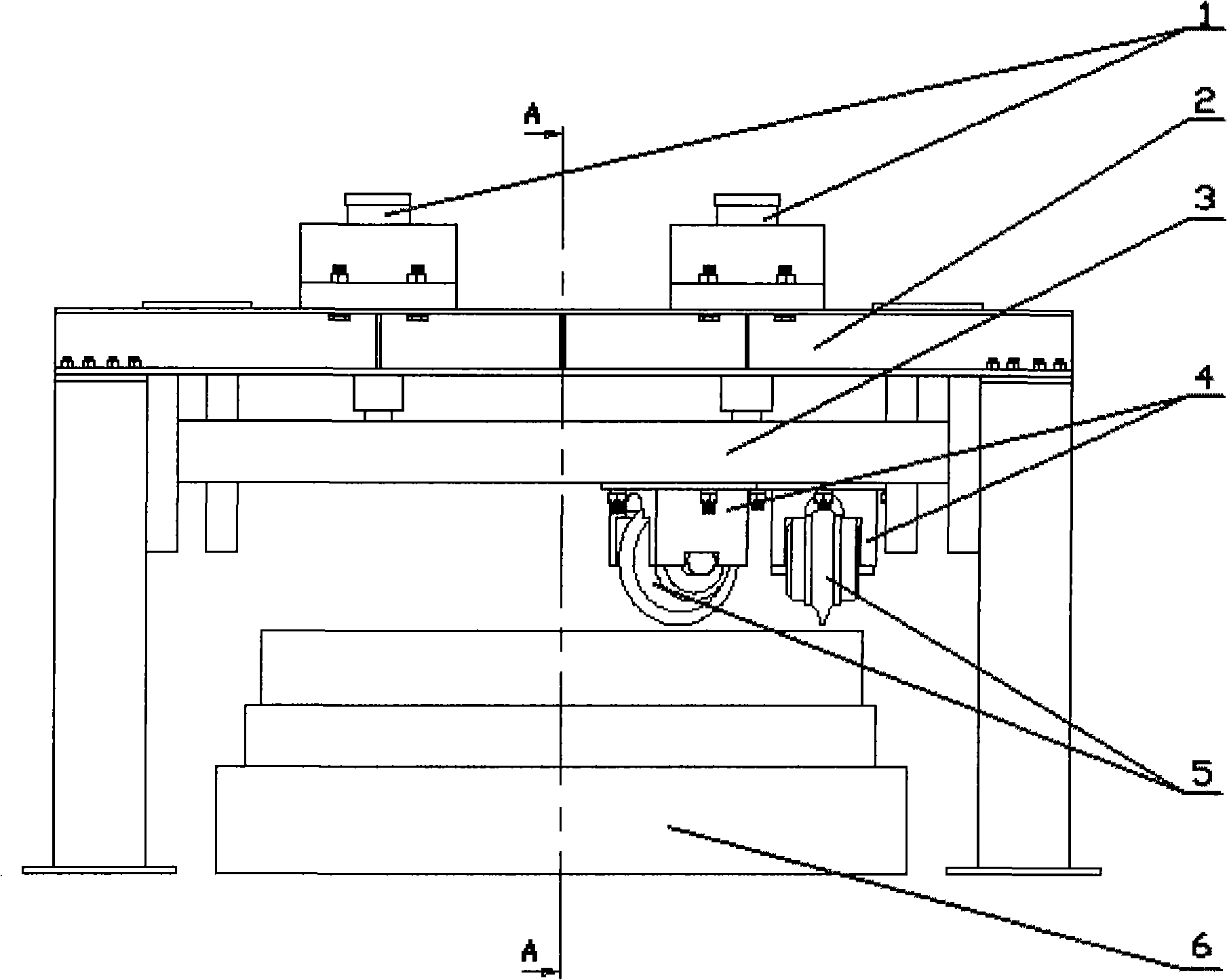 Tool bit rock breaking mechanism and abrasion tester