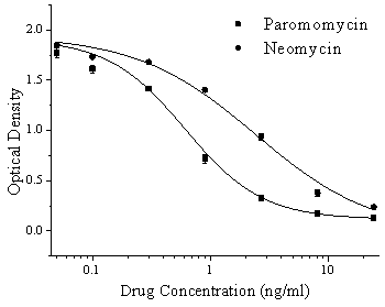 A hybridoma cell line c1 secreting anti-paromomycin monoclonal antibody and its application