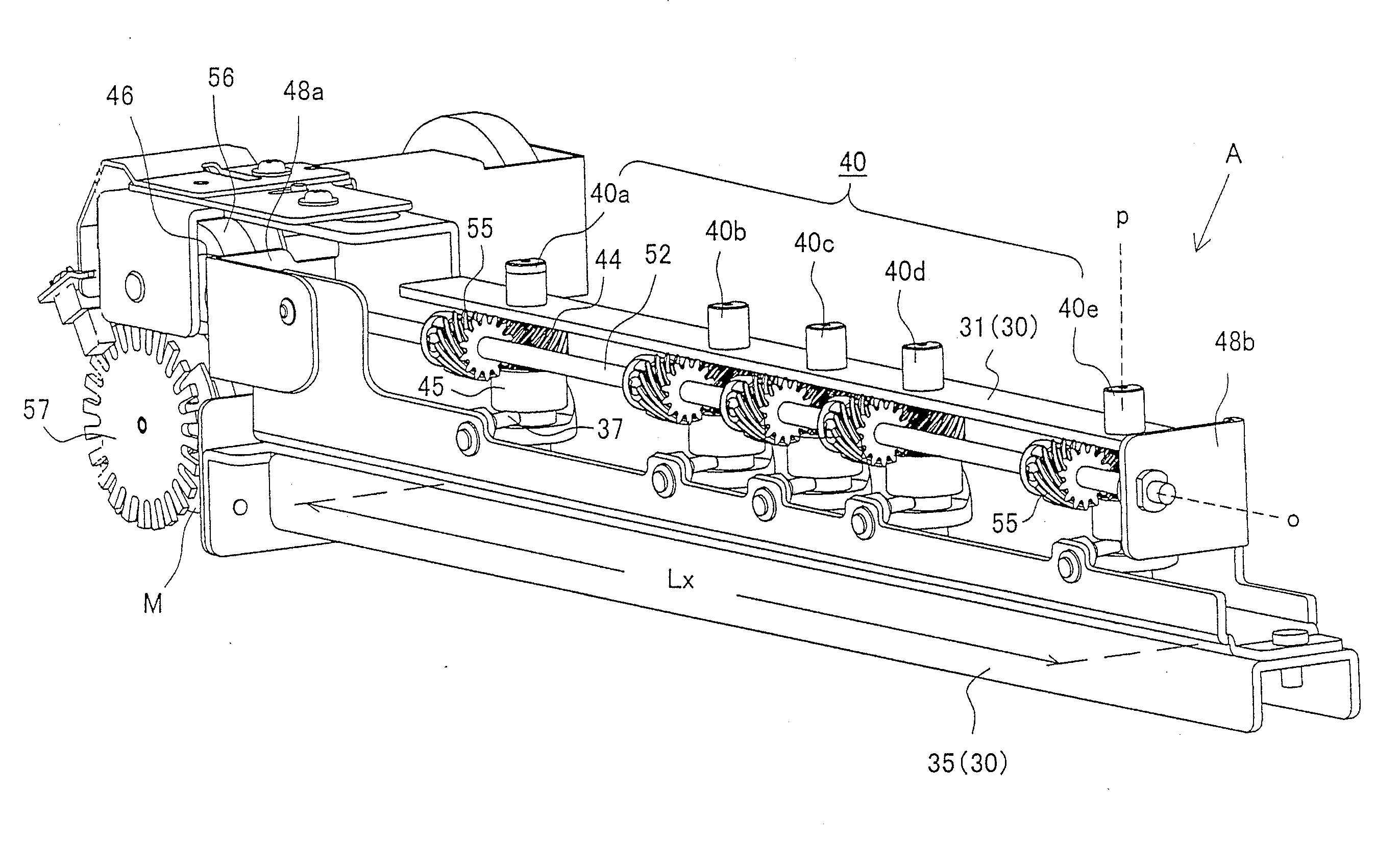 Sheet hole punching device