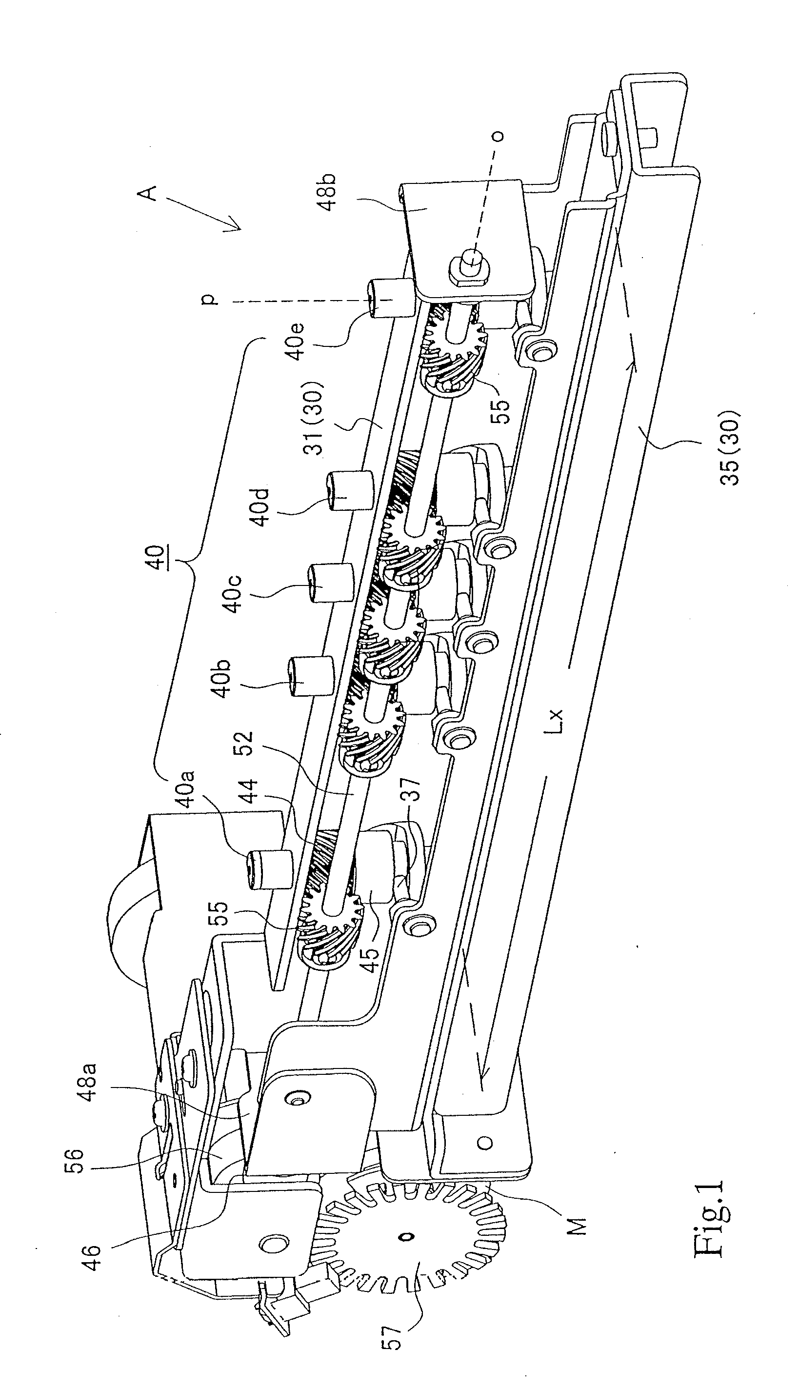 Sheet hole punching device