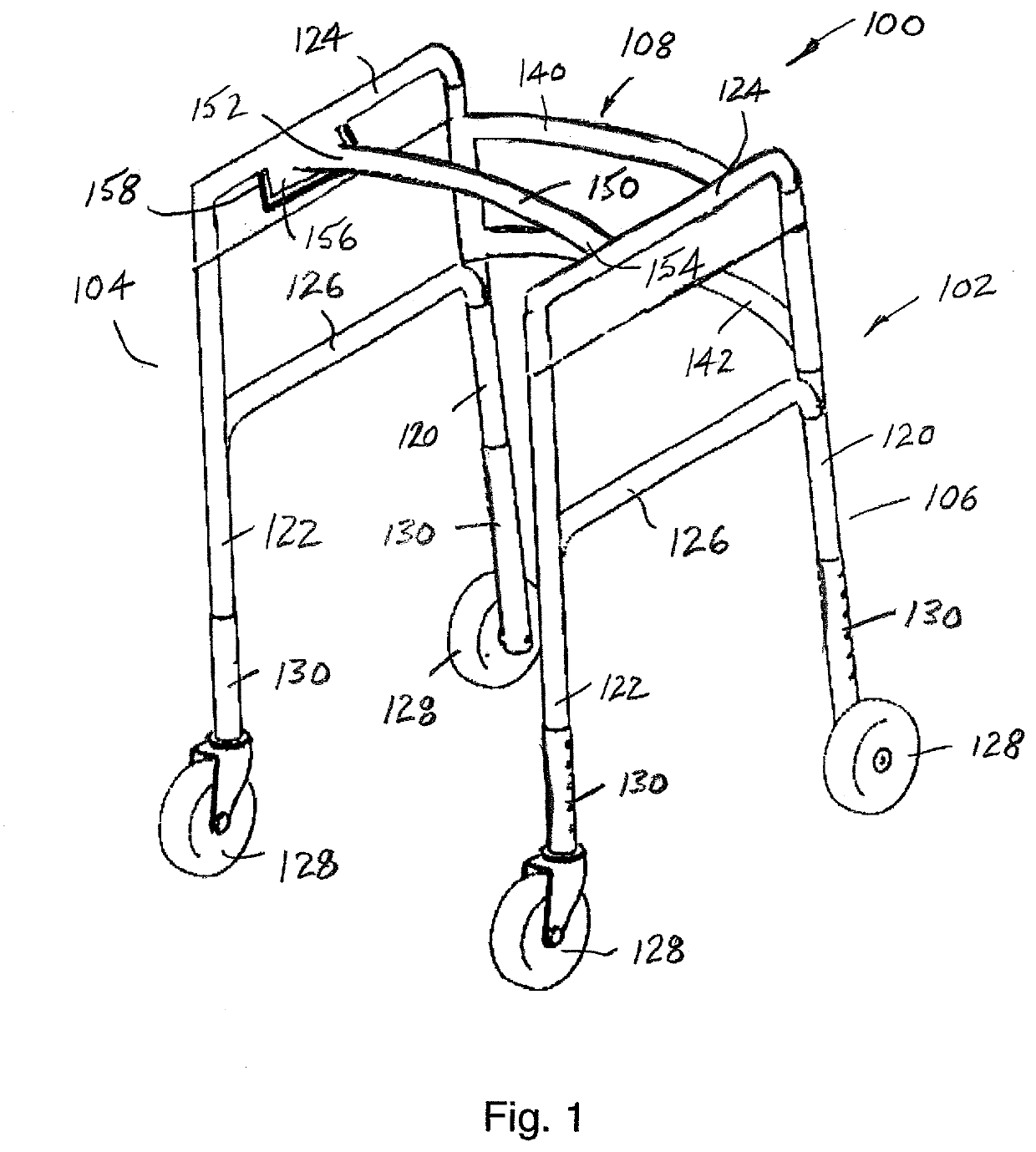 Torso bar walker