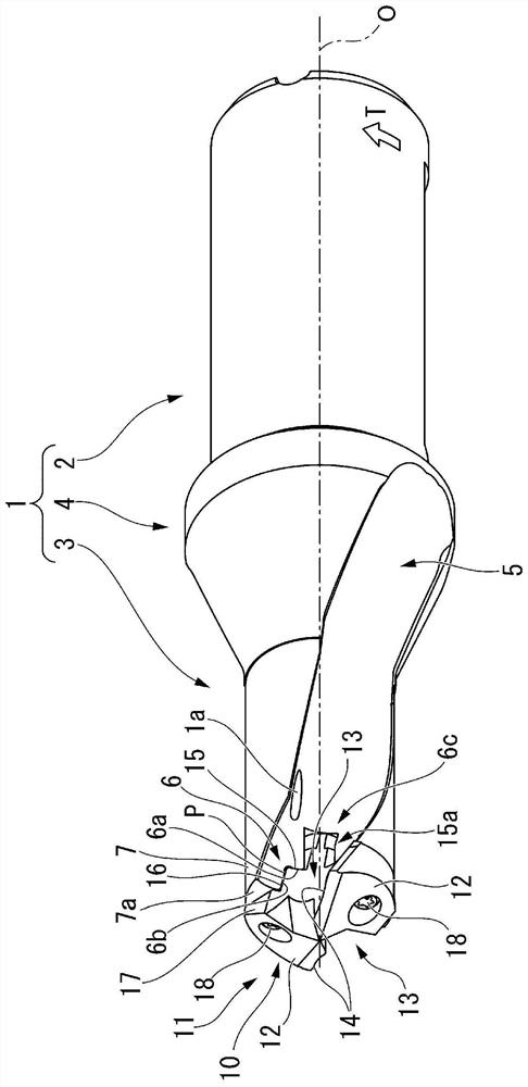 Indexable drill, cutting insert and drill main body