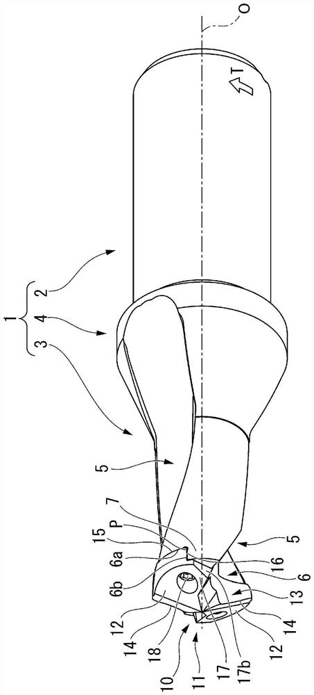 Indexable drill, cutting insert and drill main body