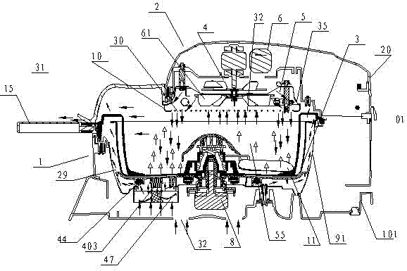 Working and use method of high efficiency roasting pan