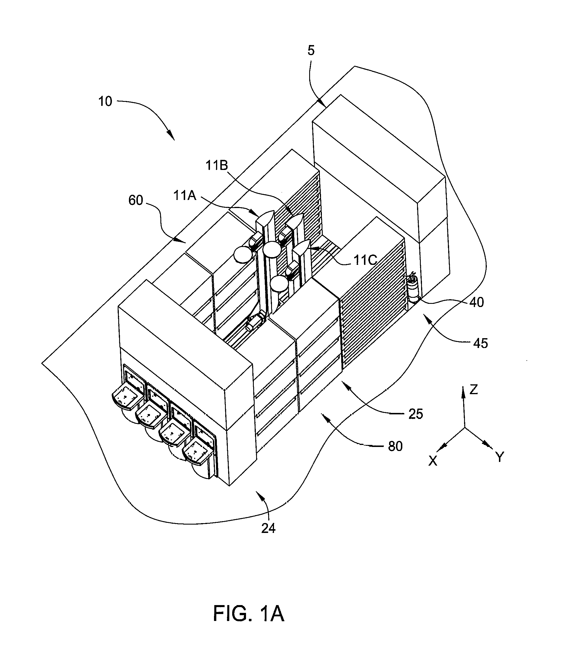 Substrate processing sequence in a cartesian robot cluster tool