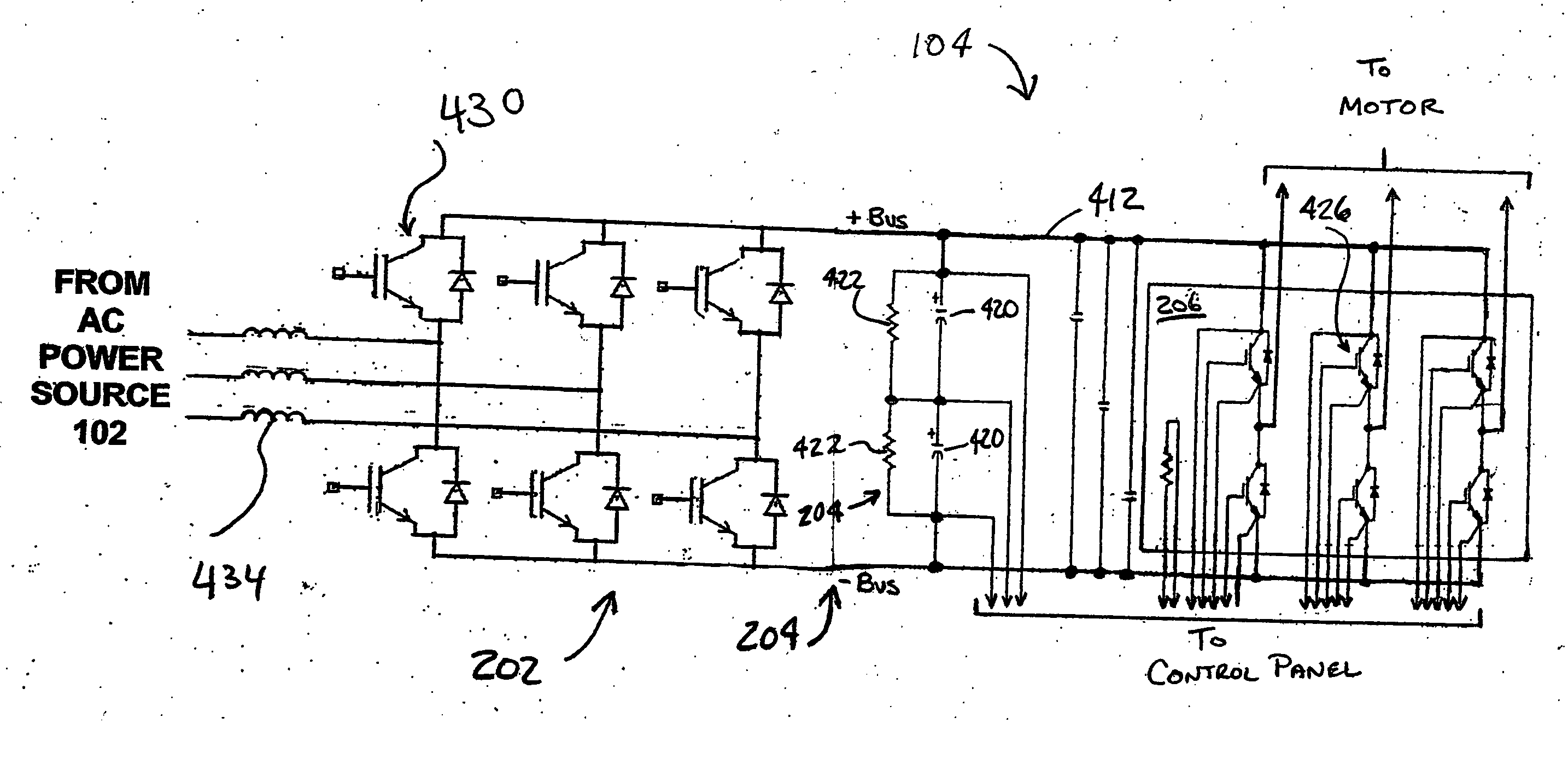 Variable speed drive for a chiller system