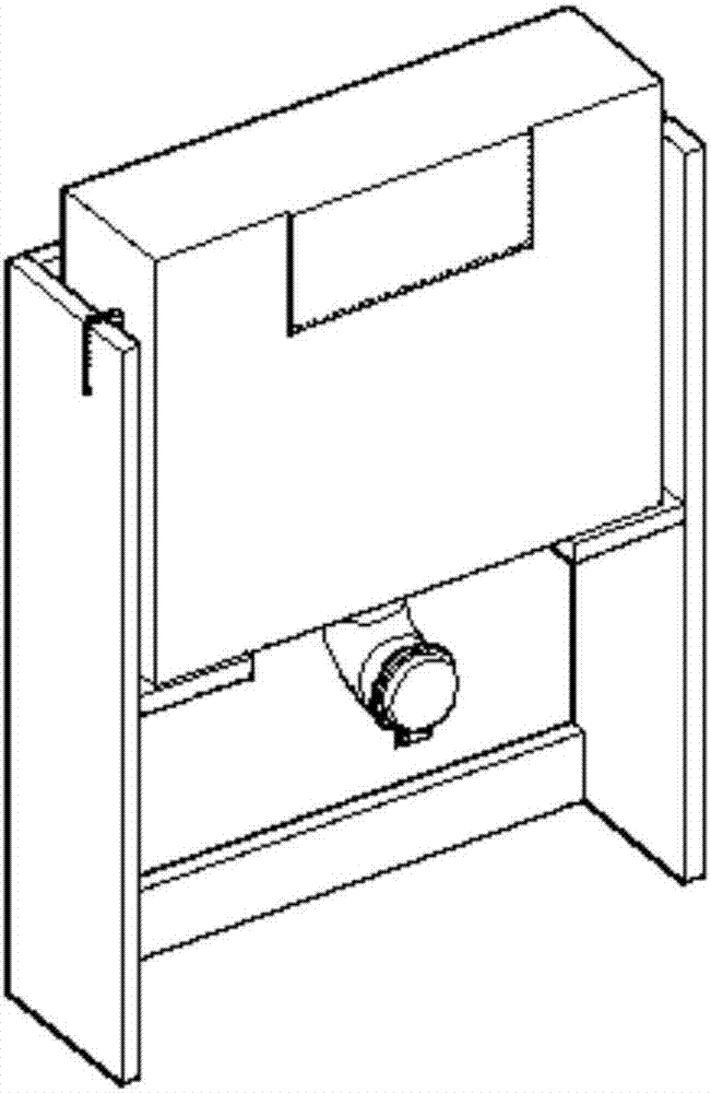 Concealed-installation closestool cabinet and assembling method thereof